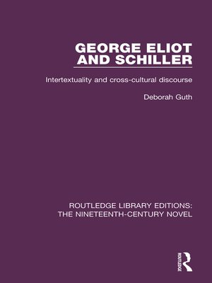 cover image of George Eliot and Schiller